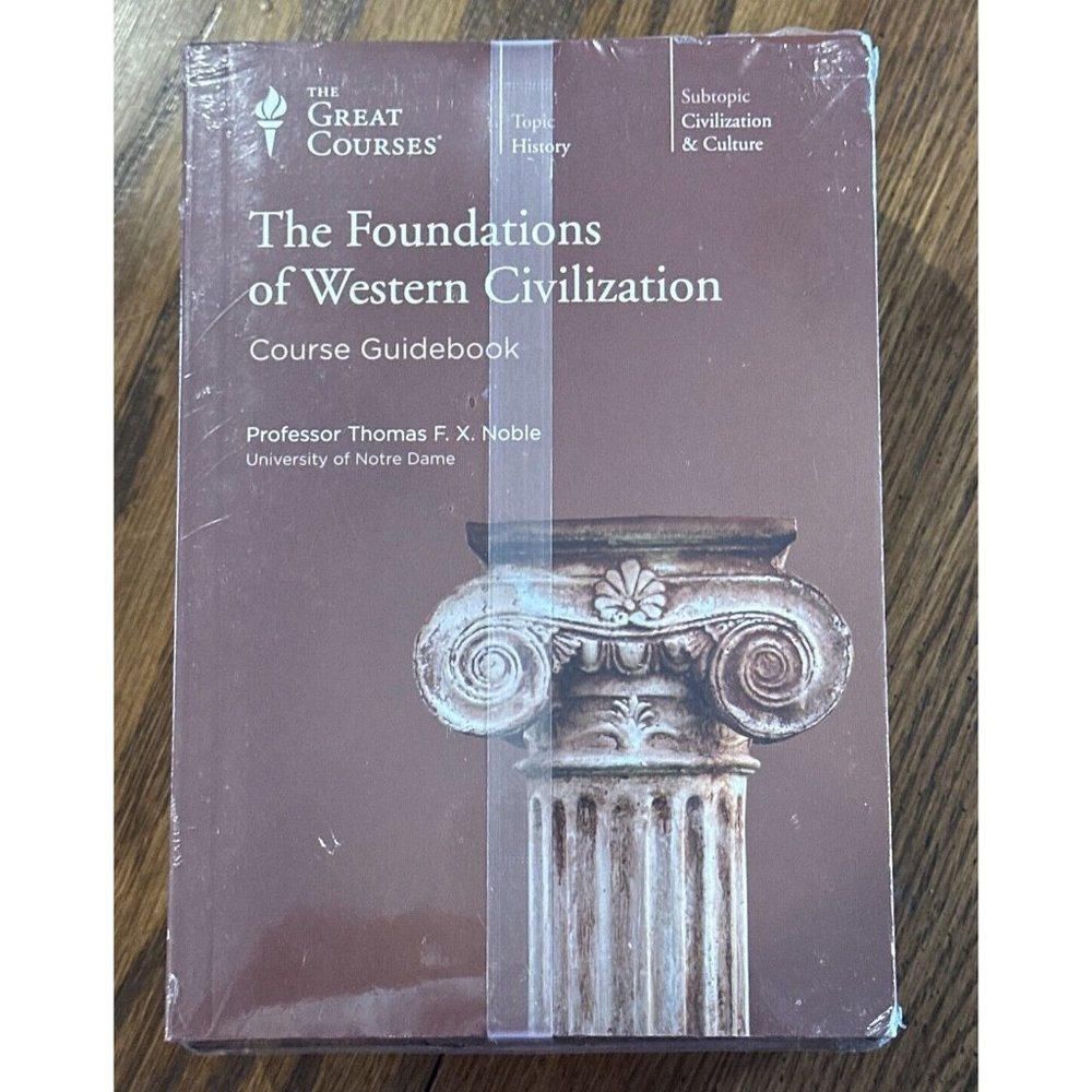 Great Courses: The Foundations of Western Civilization 4 Vols + Guidebook 24 CDs